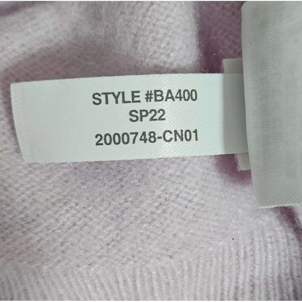 J.CREW 100% Cashmere Sweater Long Sleeve Coquette Cottage Cozy Womens Purple‎ M